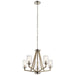 Myhouse Lighting Kichler - 43035DAG - Five Light Chandelier - Deryn - Distressed Antique Gray