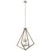 Myhouse Lighting Kichler - 43036DAG - Eight Light Chandelier - Deryn - Distressed Antique Gray