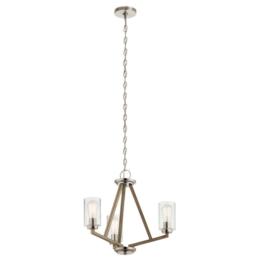 Myhouse Lighting Kichler - 43037DAG - Three Light Pendant - Deryn - Distressed Antique Gray