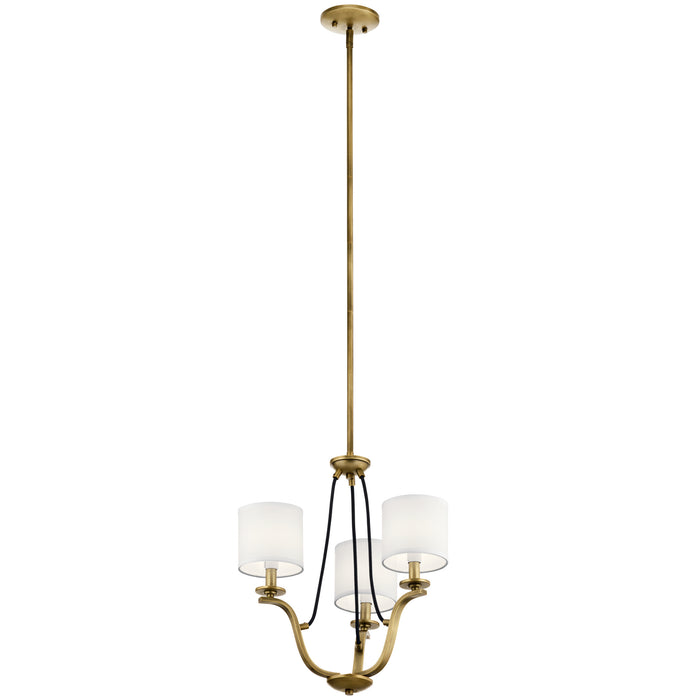 Myhouse Lighting Kichler - 43531NBR - Three Light Mini Chandelier - Thisbe - Natural Brass