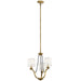 Myhouse Lighting Kichler - 43531NBR - Three Light Mini Chandelier - Thisbe - Natural Brass