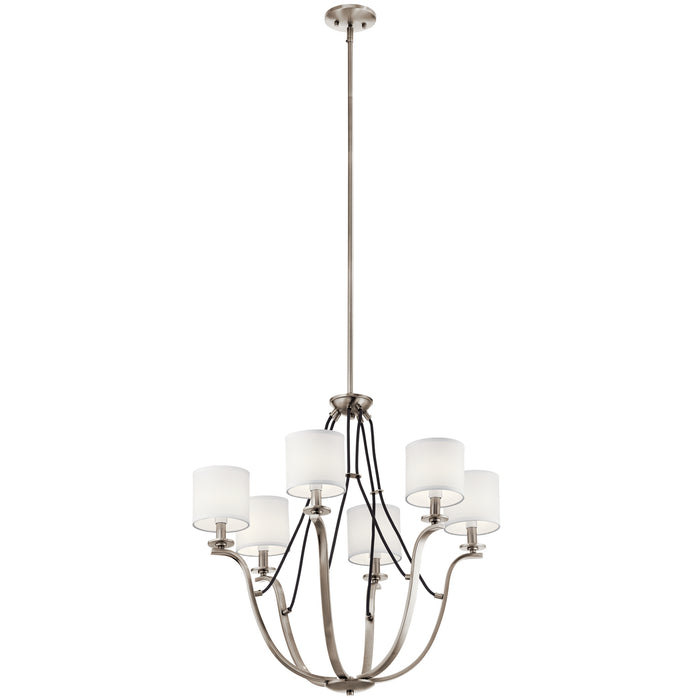 Myhouse Lighting Kichler - 43532CLP - Six Light Chandelier - Thisbe - Classic Pewter