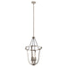 Myhouse Lighting Kichler - 43535CLP - Four Light Foyer Pendant - Thisbe - Classic Pewter