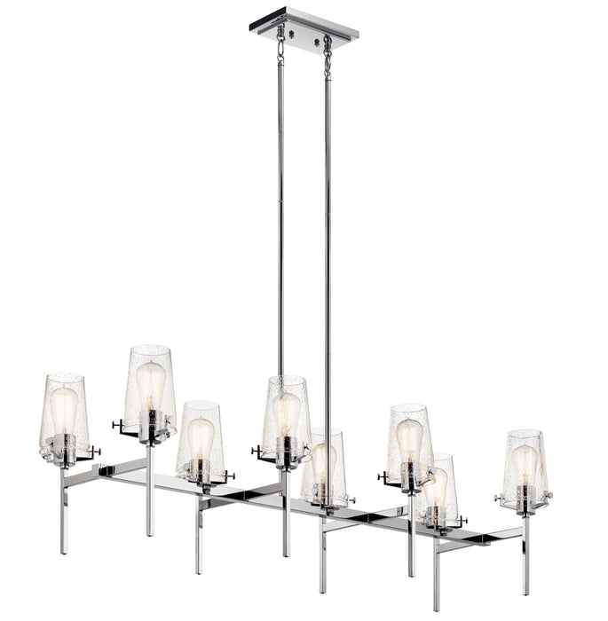 Myhouse Lighting Kichler - 43696CH - Eight Light Linear Chandelier - Alton - Chrome