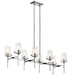 Myhouse Lighting Kichler - 43696CH - Eight Light Linear Chandelier - Alton - Chrome