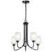 Myhouse Lighting Kichler - 44377BK - Five Light Chandelier - Valserrano - Black