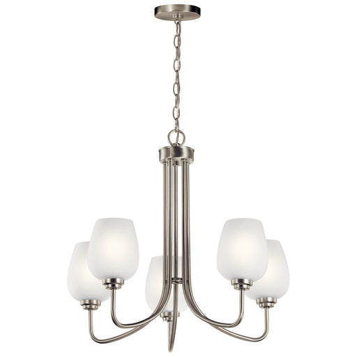 Myhouse Lighting Kichler - 44377NI - Five Light Chandelier - Valserrano - Brushed Nickel