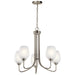 Myhouse Lighting Kichler - 44377NI - Five Light Chandelier - Valserrano - Brushed Nickel