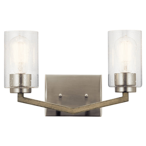 Myhouse Lighting Kichler - 45033DAG - Two Light Bath - Deryn - Distressed Antique Gray