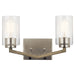 Myhouse Lighting Kichler - 45033DAG - Two Light Bath - Deryn - Distressed Antique Gray