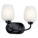 Myhouse Lighting Kichler - 45128BK - Two Light Bath - Valserrano - Black