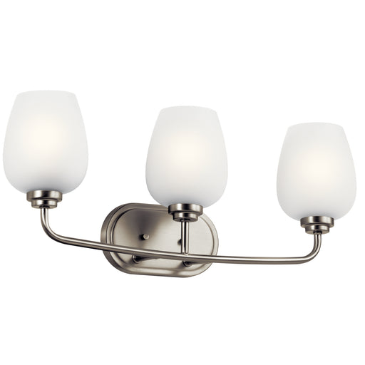 Myhouse Lighting Kichler - 45129NI - Three Light Bath - Valserrano - Brushed Nickel