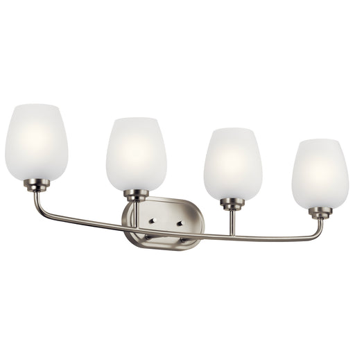 Myhouse Lighting Kichler - 45130NI - Four Light Bath - Valserrano - Brushed Nickel