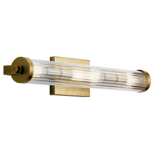 Myhouse Lighting Kichler - 45649NBR - Four Light Linear Bath - Azores - Natural Brass