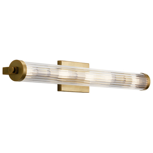 Myhouse Lighting Kichler - 45650NBR - Five Light Linear Bath - Azores - Natural Brass