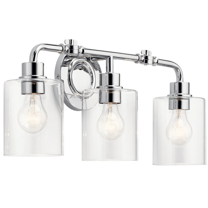 Myhouse Lighting Kichler - 45666CH - Three Light Bath - Gunnison - Chrome