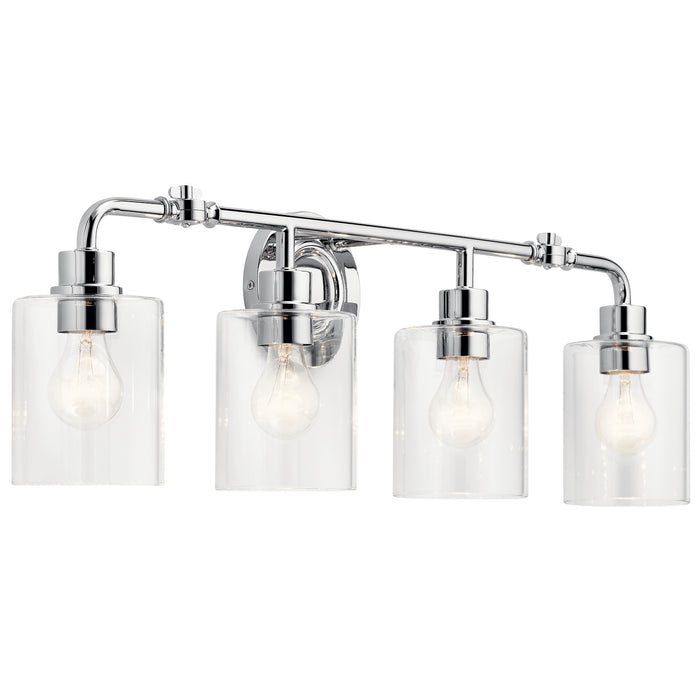 Myhouse Lighting Kichler - 45667CH - Four Light Bath - Gunnison - Chrome