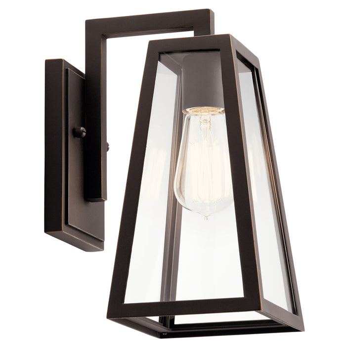 Myhouse Lighting Kichler - 49330RZ - One Light Outdoor Wall Mount - Delison - Rubbed Bronze