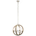 Myhouse Lighting Kichler - 49791DAG - Four Light Outdoor Chandelier - Grand Bank - Distressed Antique Gray