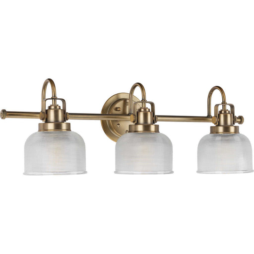 Myhouse Lighting Progress Lighting - P2992-163 - Three Light Bath Bracket - Archie - Vintage Brass