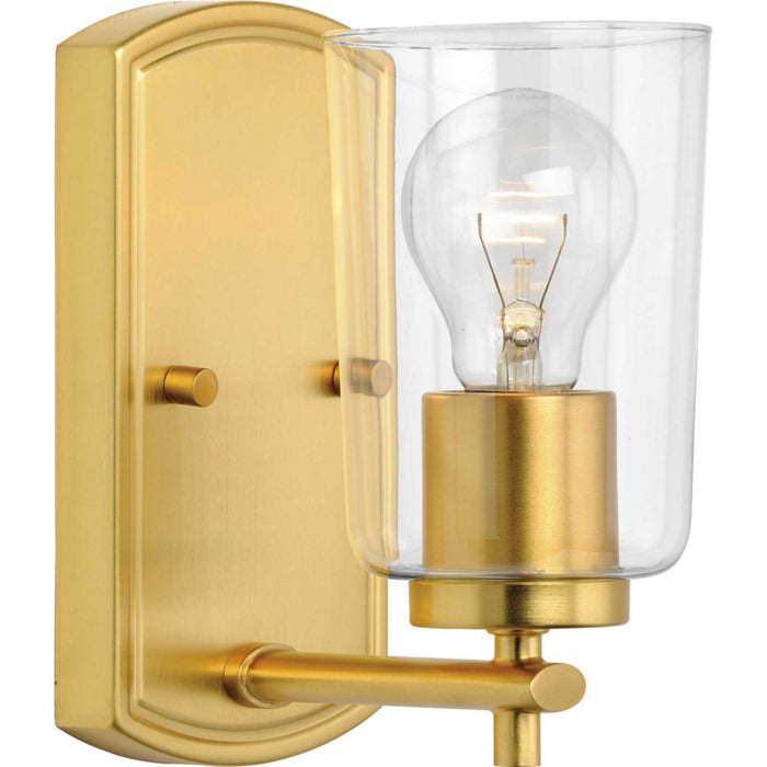 Myhouse Lighting Progress Lighting - P300154-012 - One Light Bath & Vanity - Adley - Satin Brass