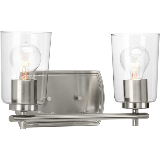 Myhouse Lighting Progress Lighting - P300155-009 - Two Light Bath & Vanity - Adley - Brushed Nickel