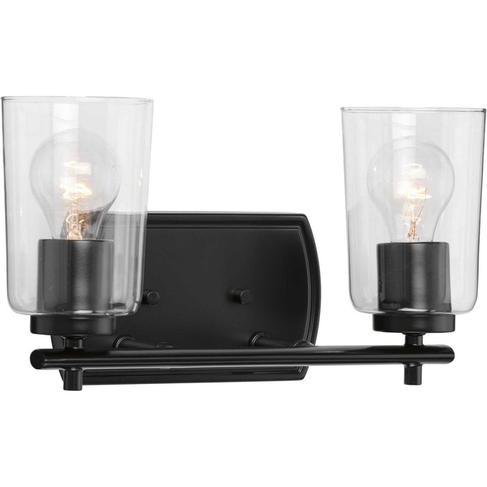 Myhouse Lighting Progress Lighting - P300155-031 - Two Light Bath & Vanity - Adley - Black