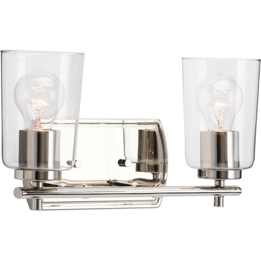 Myhouse Lighting Progress Lighting - P300155-104 - Two Light Bath & Vanity - Adley - Polished Nickel