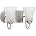 Myhouse Lighting Progress Lighting - P300234-009 - Two Light Bath Bracket - Classic - Brushed Nickel