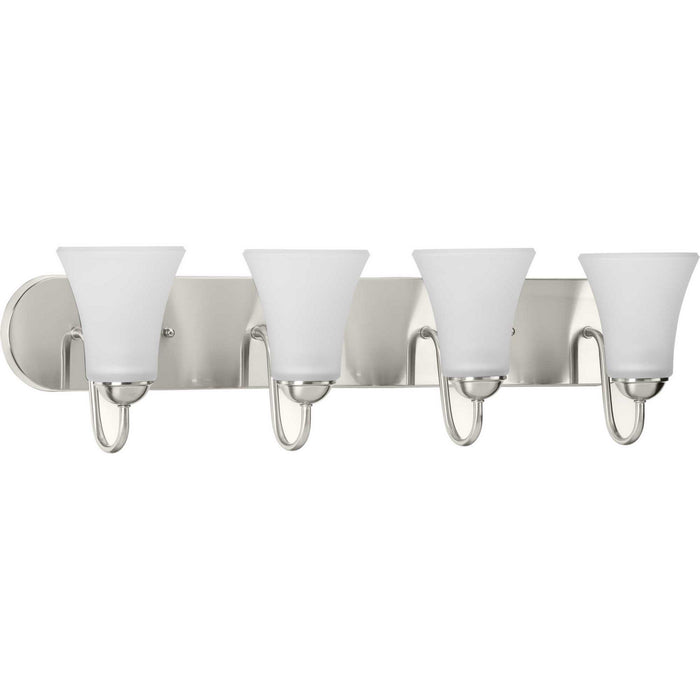 Myhouse Lighting Progress Lighting - P300236-009 - Four Light Bath Bracket - Classic - Brushed Nickel