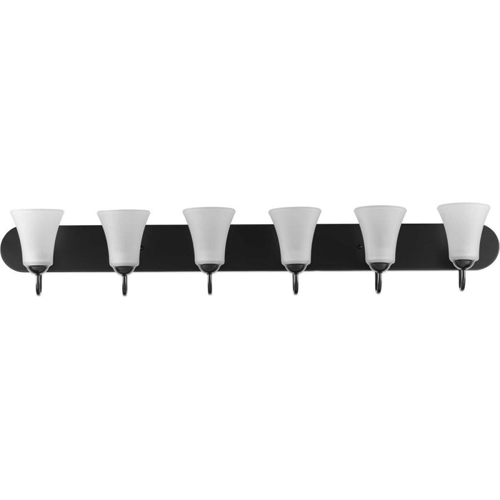 Myhouse Lighting Progress Lighting - P300238-031 - Six Light Bath Vanity - Classic - Black