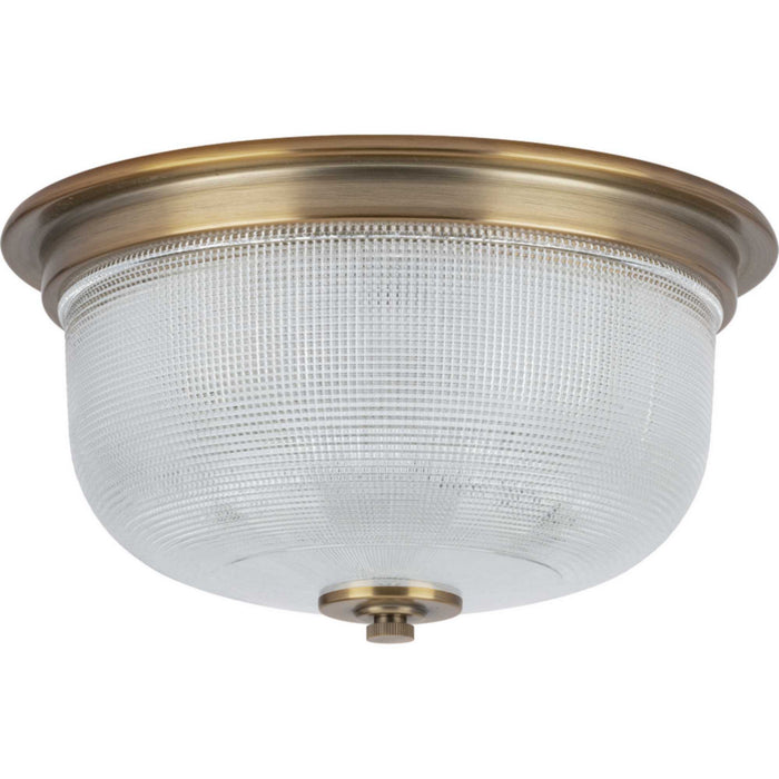 Myhouse Lighting Progress Lighting - P3740-163 - Two Light Flush Mount - Archie - Vintage Brass