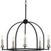 Myhouse Lighting Progress Lighting - P400115-031 - Five Light Chandelier - Seneca - Matte Black