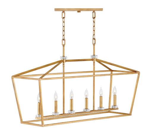 Myhouse Lighting Hinkley - 3539DA - LED Chandelier - Stinson - Distressed Brass