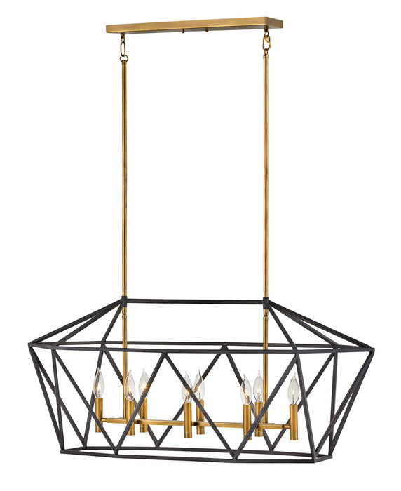 Myhouse Lighting Hinkley - 3575DZ - LED Chandelier - Theory - Aged Zinc