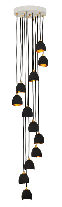 Myhouse Lighting Hinkley - 35908SHB - LED Chandelier - Nula - Shell Black