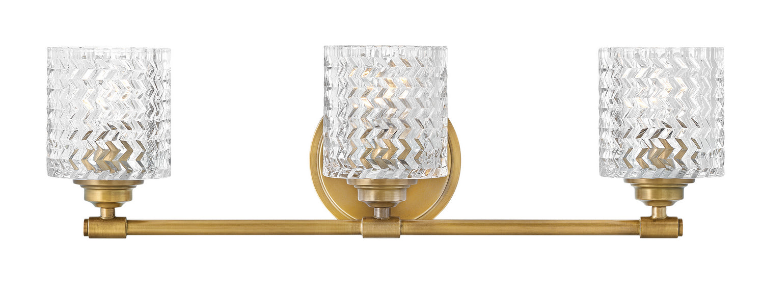 Myhouse Lighting Hinkley - 5043HB - LED Bath - Elle - Heritage Brass