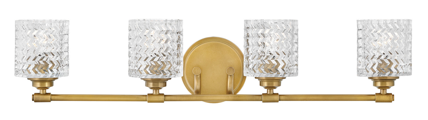 Myhouse Lighting Hinkley - 5044HB - LED Bath - Elle - Heritage Brass