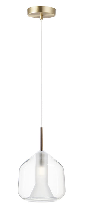 Myhouse Lighting ET2 - E10044-18SBR - LED Pendant - Deuce - Satin Brass