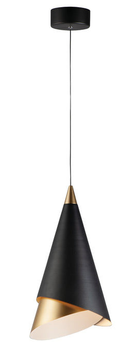 Myhouse Lighting ET2 - E21448-BKMG - LED Mini Pendant - Mermaid - Black / Metallic Gold