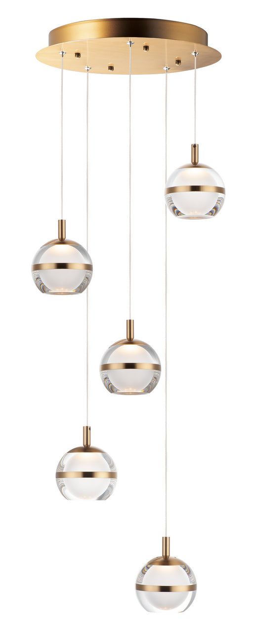 Myhouse Lighting ET2 - E24595-93NAB - LED Pendant - Swank - Natural Aged Brass