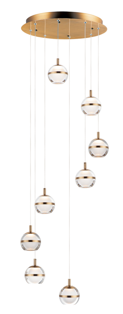 Myhouse Lighting ET2 - E24598-93NAB - LED Pendant - Swank - Natural Aged Brass