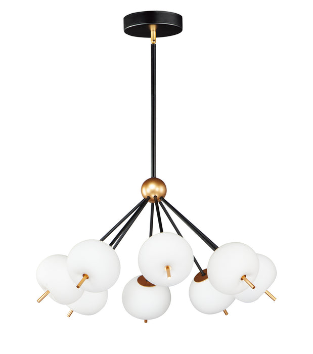 Myhouse Lighting ET2 - E25118-92BKGLD - LED Pendant - Quest - Black / Gold