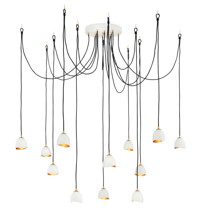 Myhouse Lighting Hinkley - 35908SHW - LED Foyer Chandelier - Nula - Shell White