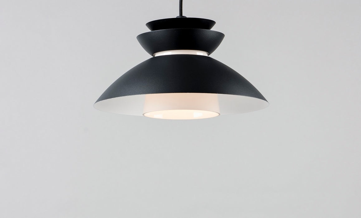 Myhouse Lighting Maxim - 11359WTBK - One Light Pendant - Nordic - Black