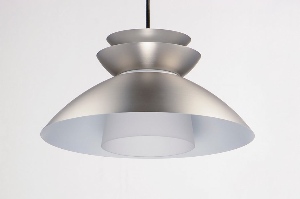 Myhouse Lighting Maxim - 11359WTBP - One Light Pendant - Nordic - Brushed Platinum