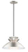 Myhouse Lighting Maxim - 11359WTBP - One Light Pendant - Nordic - Brushed Platinum