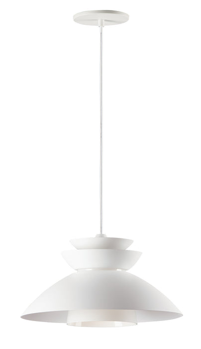 Myhouse Lighting Maxim - 11359WTWT - One Light Pendant - Nordic - White