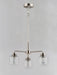 Myhouse Lighting Maxim - 12260CDSN - Three Light Semi-Flush Mount/Chandelier - Acadia - Satin Nickel