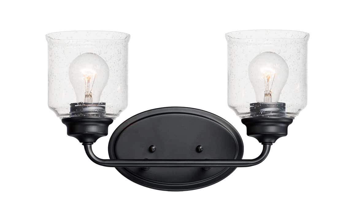 Myhouse Lighting Maxim - 12262CDBK - Two Light Bath Vanity - Acadia - Black